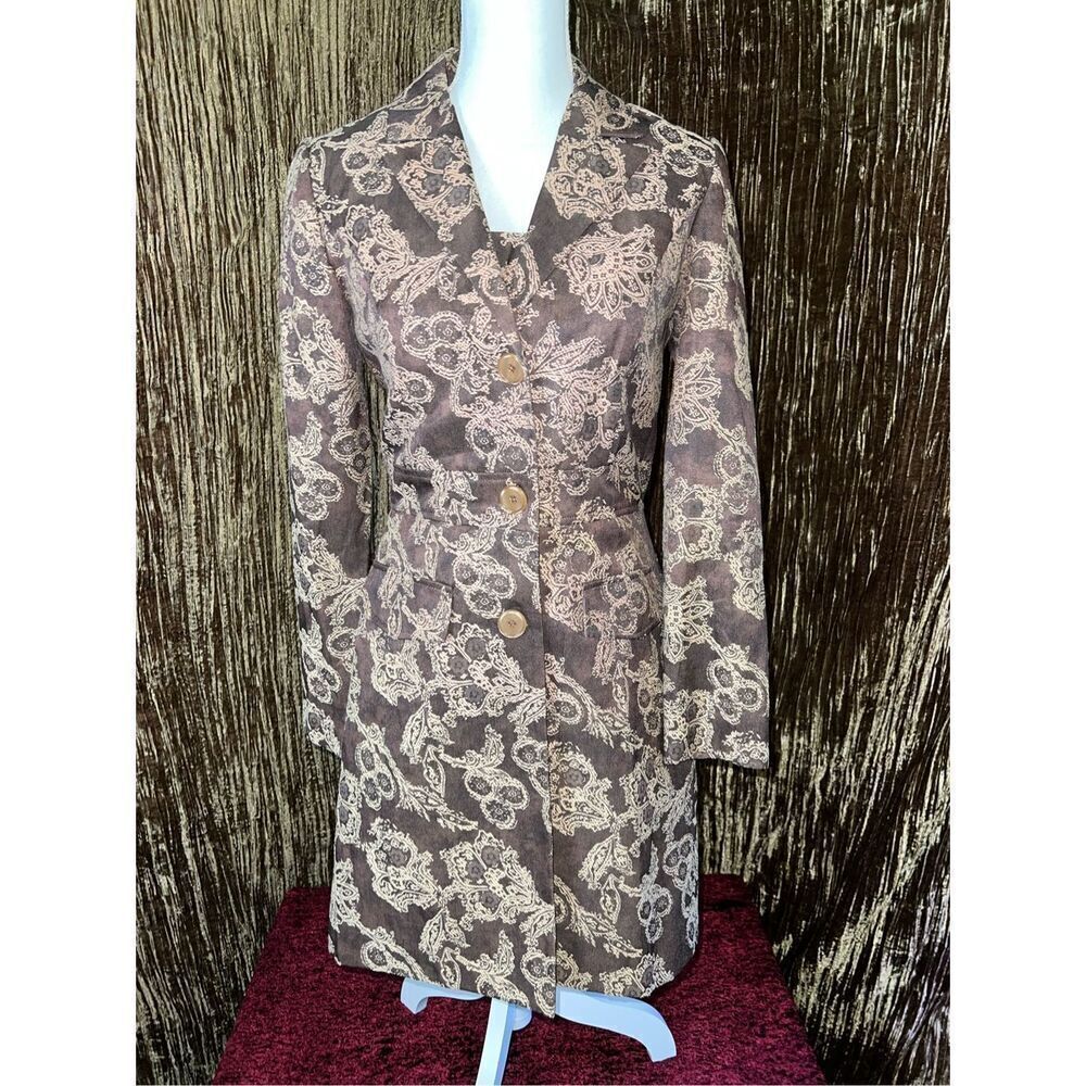 VTG Vintage 2 Piece Dress & Coat 90s Set Women’s 6